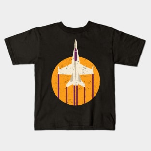 F-18 Hornet Jet Fighter Airplane Kids T-Shirt